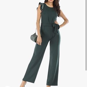 NWOT green jumpsuit
